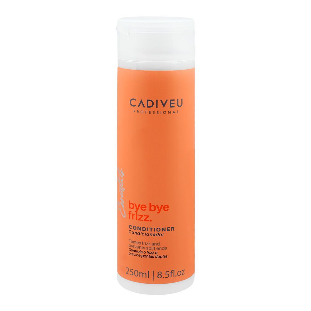 Cadiveu Professional Essentials Bye Bye Frizz Conditioner, Shea Butter, Citric Acid, For Frizzy Hair, 250ml - Main Image