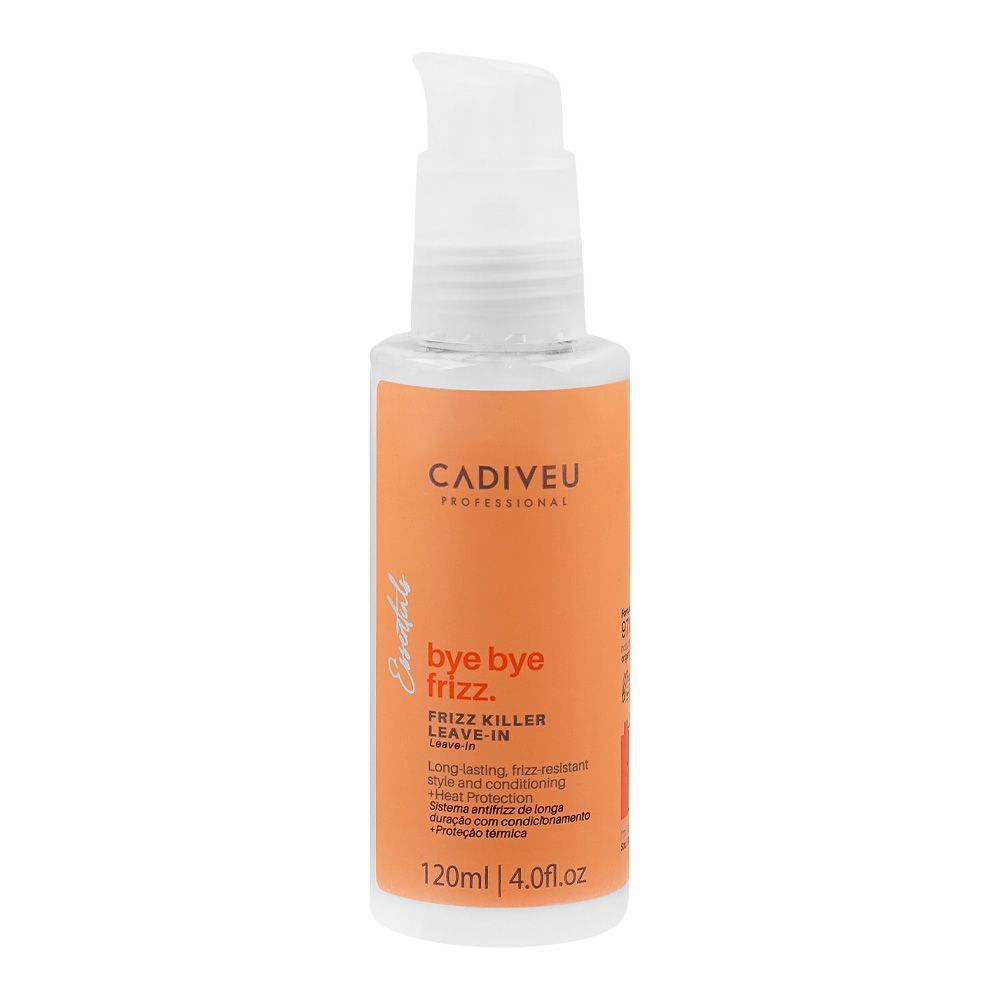 Cadiveu Professional Essentials Bye Bye Frizz Frizz Killer, Glycerin, Citric Acid, For Frizzy Hair, 120ml - Main Image