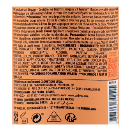 Cadiveu Professional Essentials Bye Bye Frizz Frizz Killer, Glycerin, Citric Acid, For Frizzy Hair, 120ml - Image 3