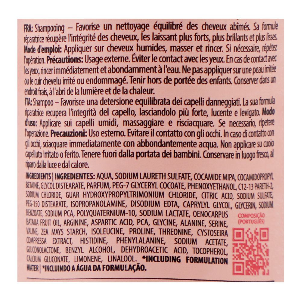 Cadiveu Professional Essentials Hair Remedy Shampoo, Citric Acid, For Damaged Hair, 250ml - Image 3