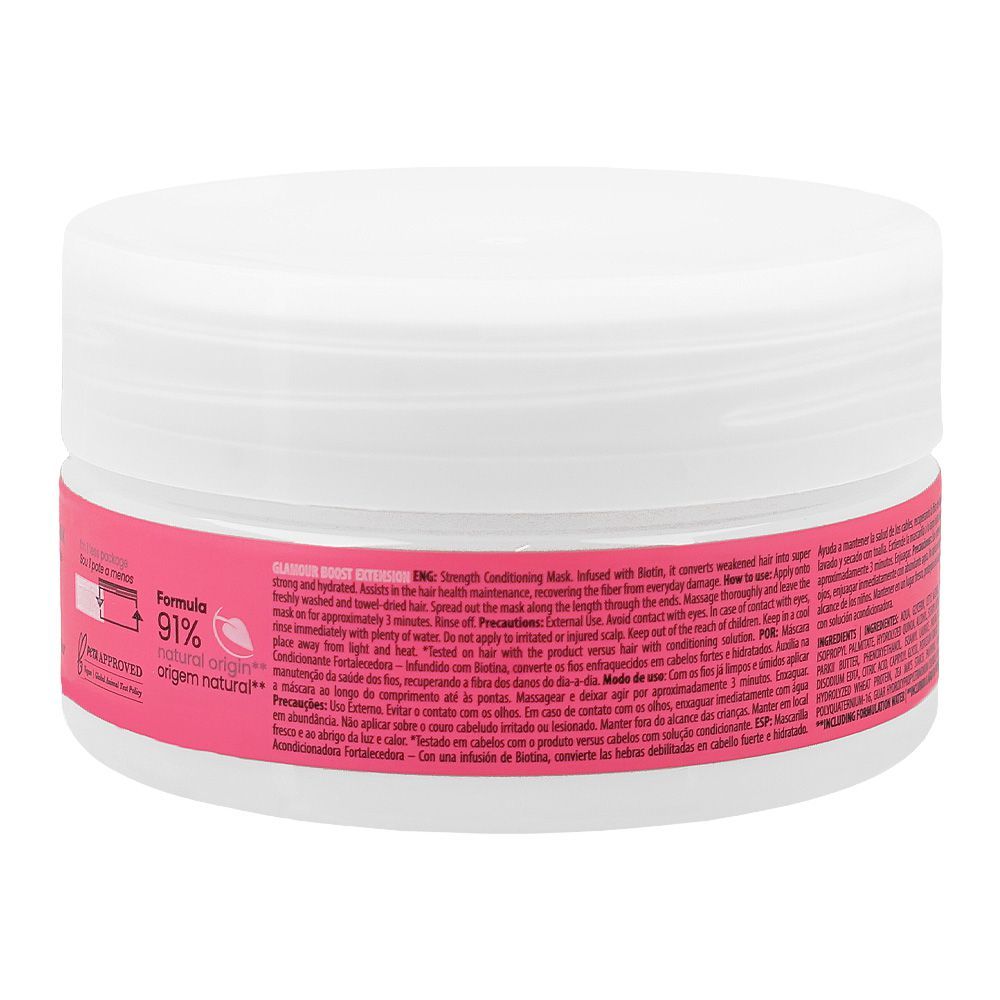 Cadiveu Professional Essentials Glamour Strength Mask, Citric Acid, Glycerin, For Damaged Hair, 200ml - Image 2