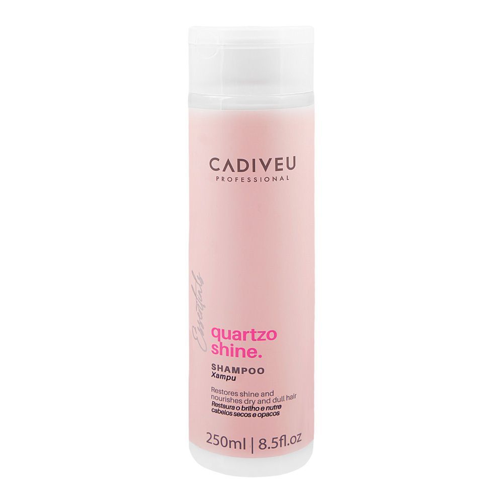 Cadiveu Professional Essentials Quartzo Shine Shampoo, Citric Acid, Lactic Acid, For Dry & Dull Hair, 250ml - Main Image