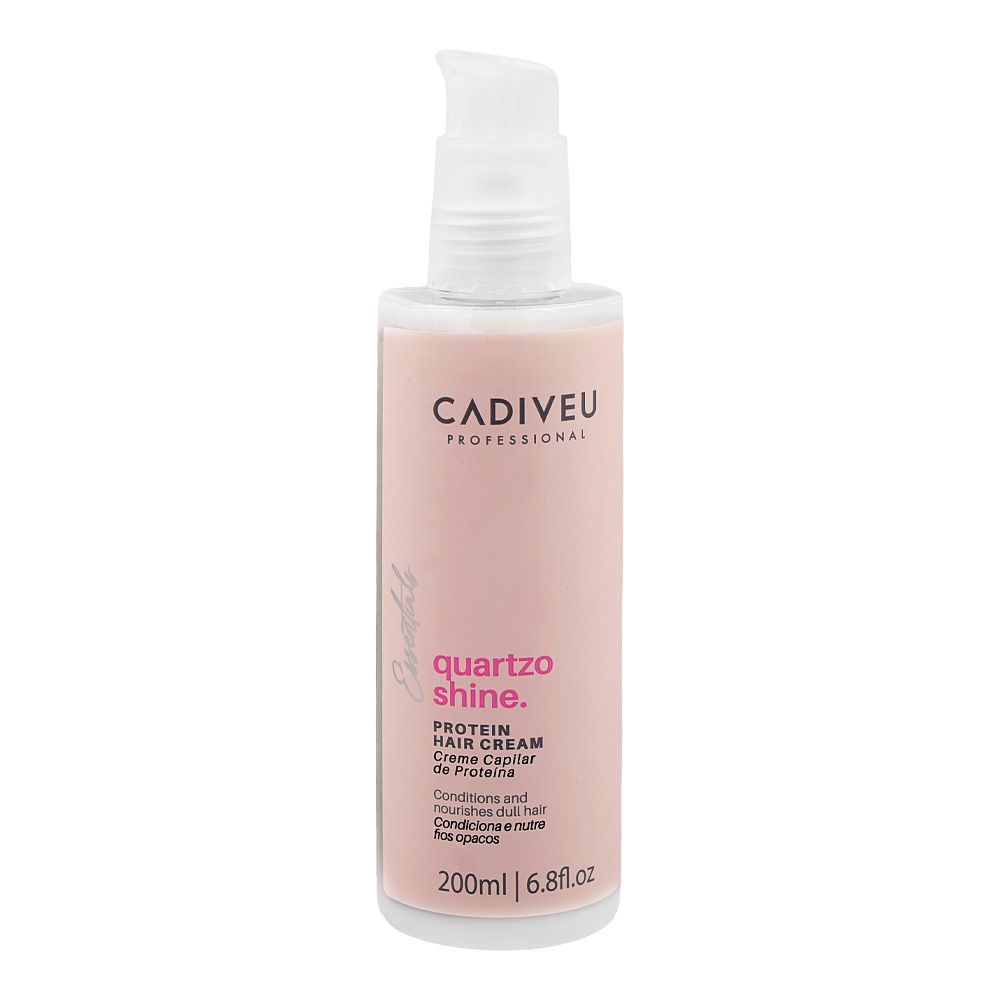 Cadiveu Professional Essentials Quartzo Shine Protein Hair Cream, Citric Acid, For Dull Hair, 200ml - Main Image