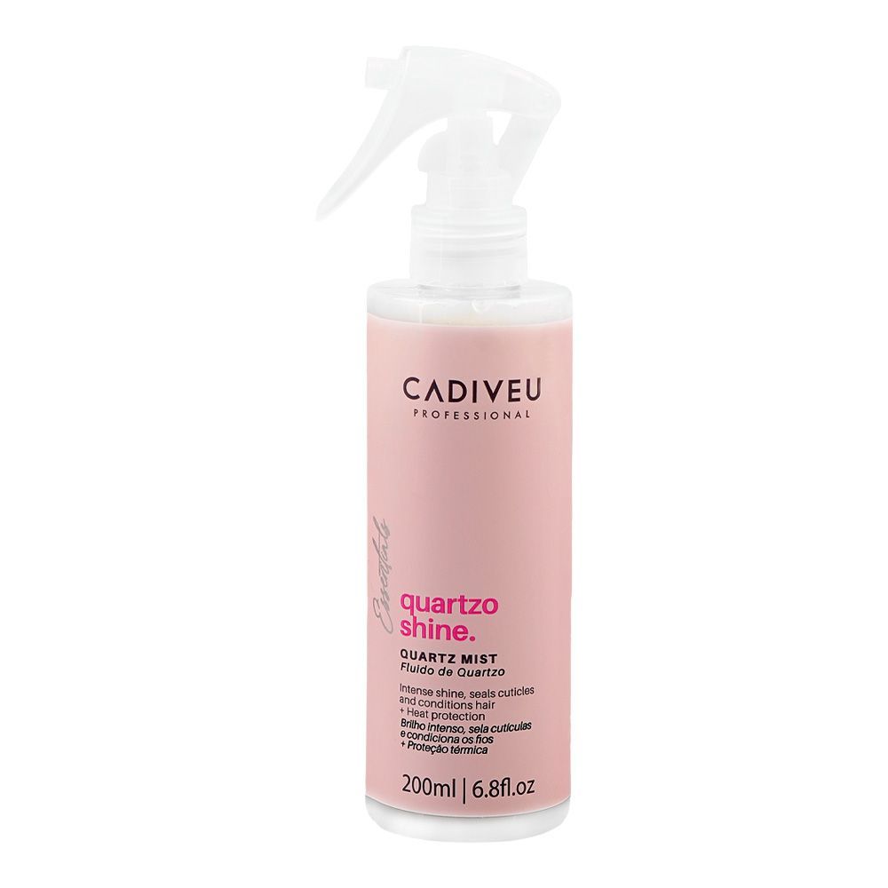 Cadiveu Professional Essentials Quartzo Shine Quartz Mist, Glycerin, Citric Acid, For Shiny Hair, 200ml - Main Image