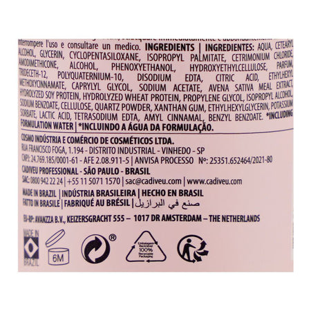 Cadiveu Professional Essentials Quartzo Shine Leave-in Balm, Citric Acid, Glycerin, For Weak Hair, 120ml - Image 3