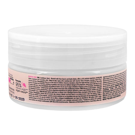 Cadiveu Professional Essentials Quartzo Shine Mask, Citric Acid, Glycerin, For Shiny Hair, 200ml - Image 2