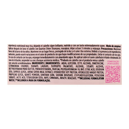 Cadiveu Professional Essentials Quartzo Shine Mask, Citric Acid, Glycerin, For Shiny Hair, 200ml - Image 3