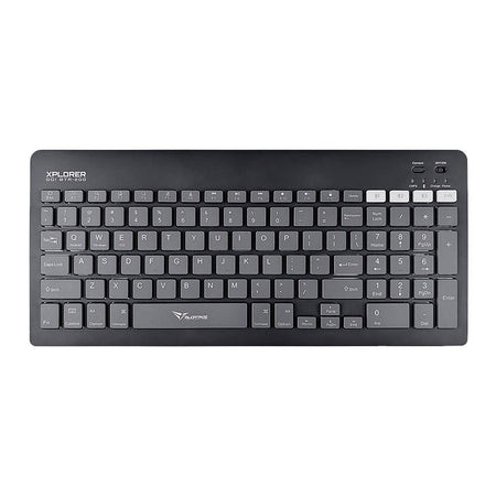 Alcatroz Xplorer Go! BTR-200 Dual Mode BT5.2+2.4G Wireless Keyboard, 180mAh Battery, Slate - Main Image