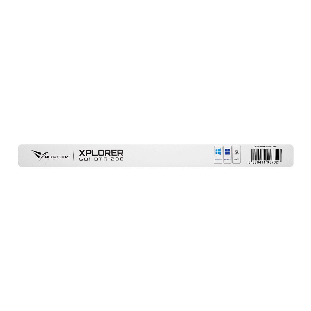 Alcatroz Xplorer Go! BTR-200 Dual Mode BT5.2+2.4G Wireless Keyboard, 180mAh Battery, Sand - Image 5