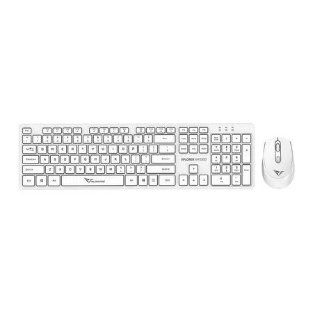 Alcatroz Xplorer Air 3300 2.4G Wireless Keyboard & Mouse Combo, White - Main Image