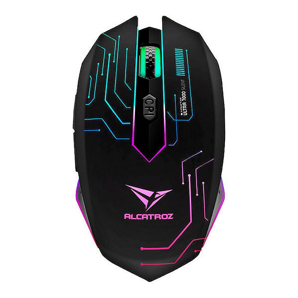 Alcatroz X-Craft Air Ultra 7000 Silent Click Wireless Gaming Mouse - Main Image