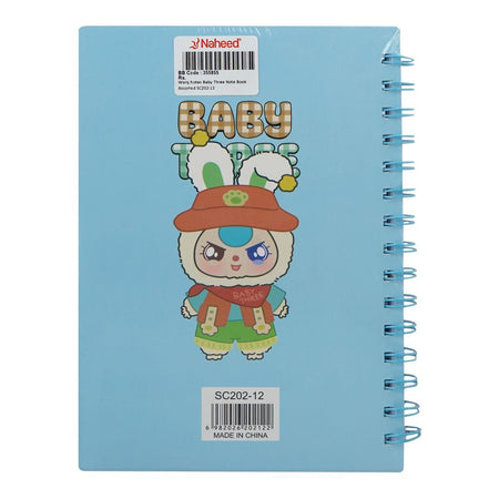 Warq Notes Baby Three Note Book, Assorted, SC202-12 - Image 3