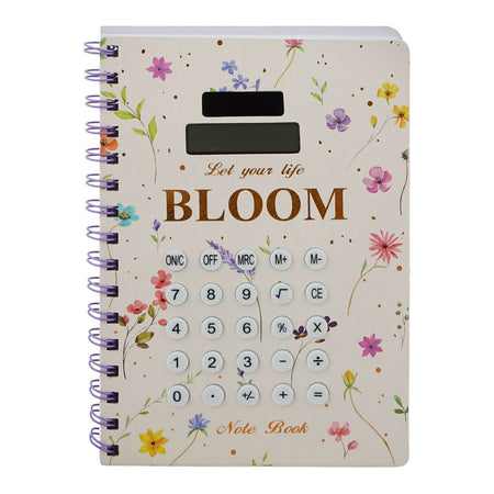 Warq Notes Bloom Note Book With Calculator, Assorted, A5-QS-5 - Image 2