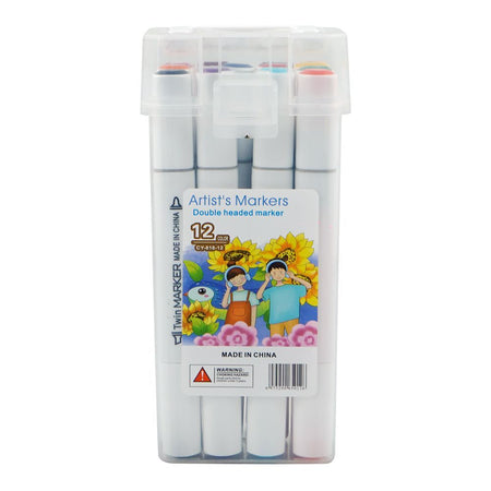 Warq Notes Artist Double Sided Marker, 12-Pack - Main Image