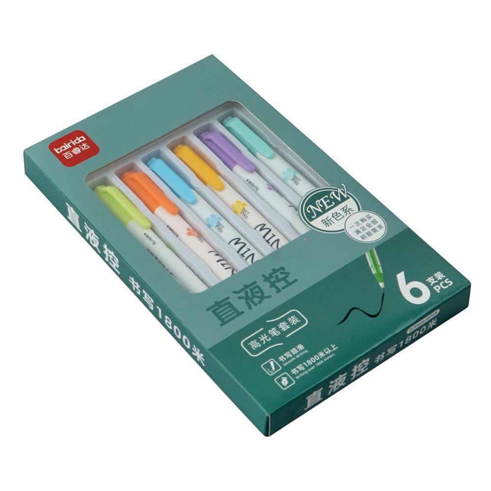 Warq Notes Minty Highlighter, 6-Pack - Main Image