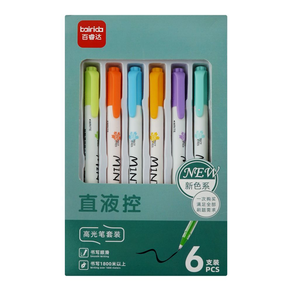 Warq Notes Minty Highlighter, 6-Pack - Image 2