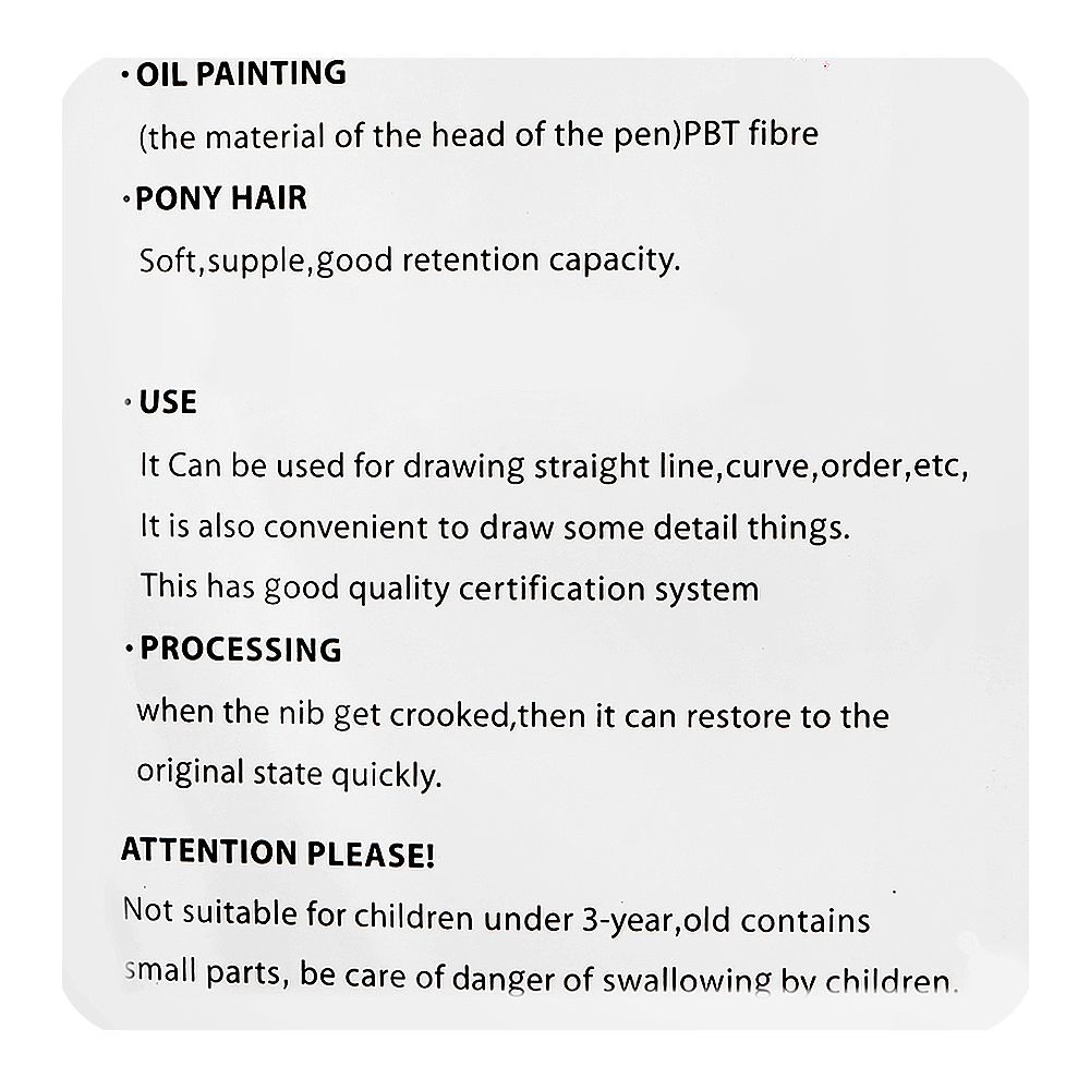 Warq Notes Flat Art Brush Set, 12-Pack - Image 4