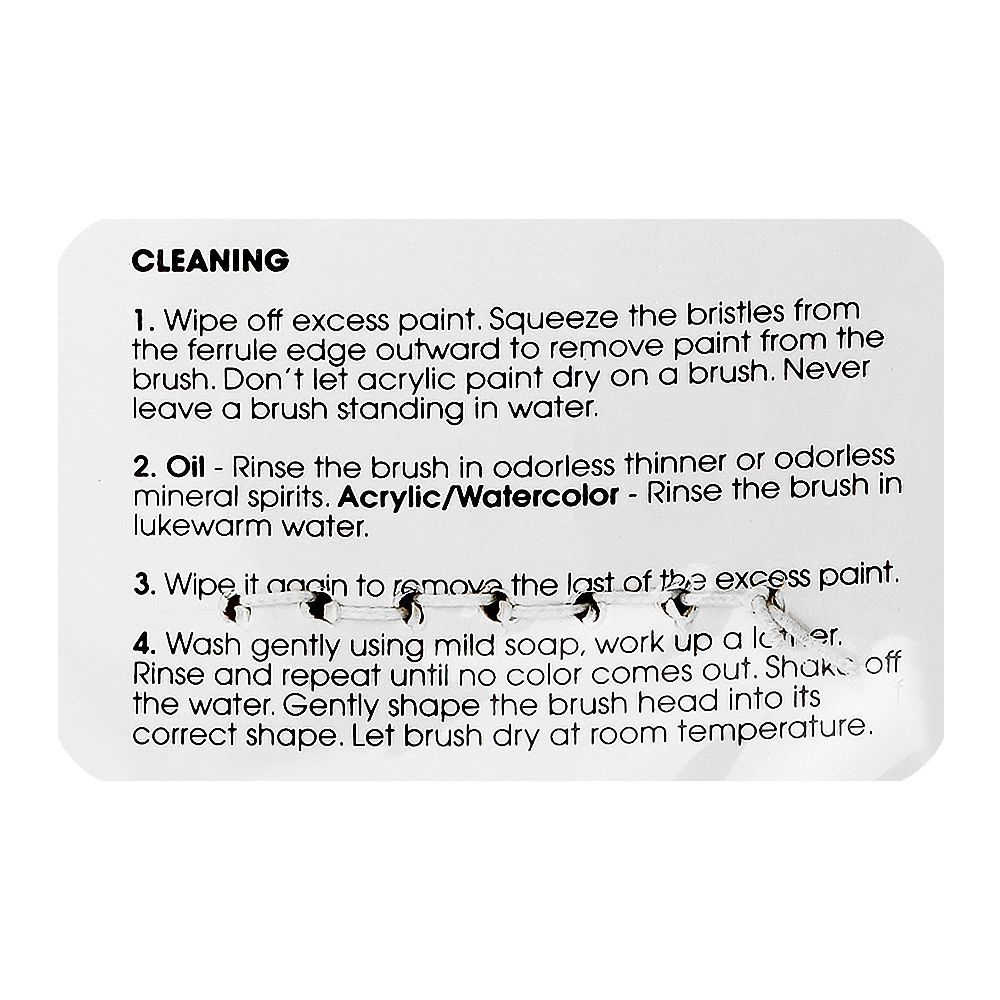 Warq Notes Flat Art Brush Set, 6-Pack - Image 4