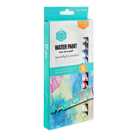 Warq Notes Keep Smiling Water Paint,12ml X 12 Colors, 7112W - Main Image