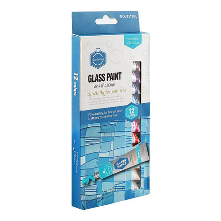 Warq Notes Keep Smiling Glass Paint, 12ml X 12 Colors - Main Image