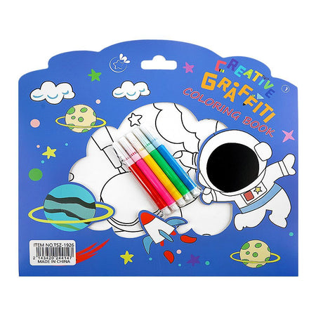 Warq Notes Creative Graffiti Coloring Book, Large, Assorted, TSZ-1926 - Image 2