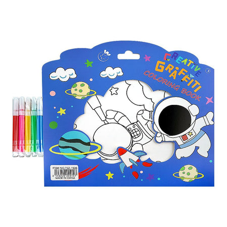 Warq Notes Creative Graffiti Coloring Book, Large, Assorted, TSZ-1926 - Image 3