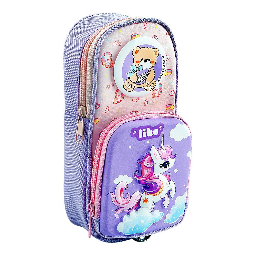 Warq Notes Unicorn Pencil Pouch, Assorted, A-2937 - Image 3