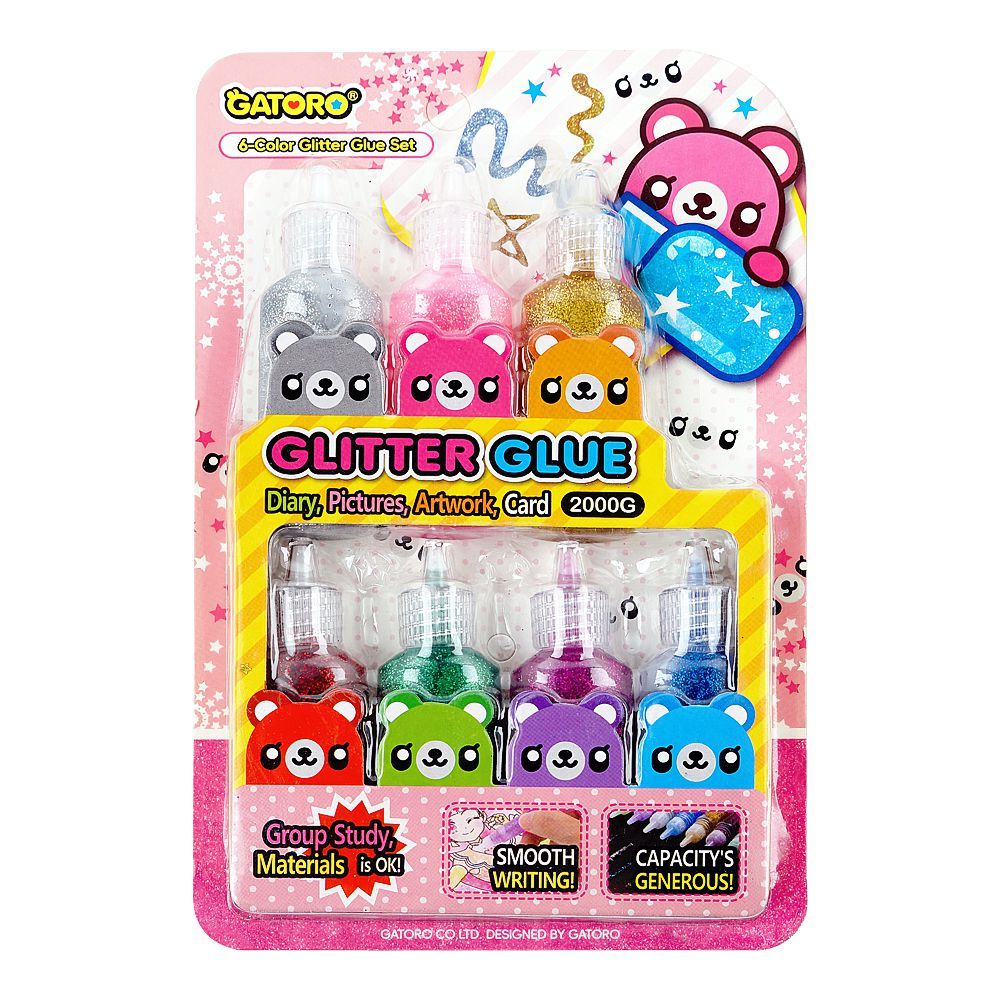 Warq Notes Gataro Glitter Glue Set, 6-Pack - Main Image