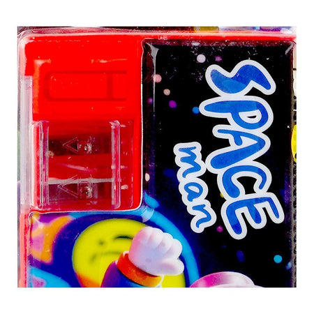 Warq Notes Space Man Pencil Box With Calculator, Red, XPM-5597-2 - Image 2