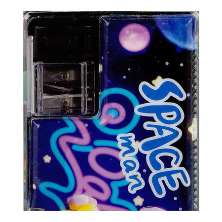Warq Notes Space Man Pencil Box With Calculator, Black, XPM-5597-2 - Image 2