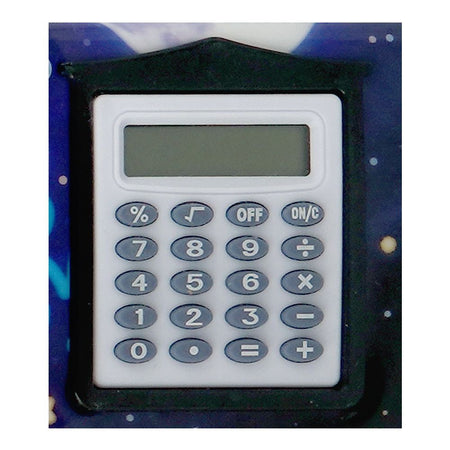 Warq Notes Space Man Pencil Box With Calculator, Black, XPM-5597-2 - Image 3