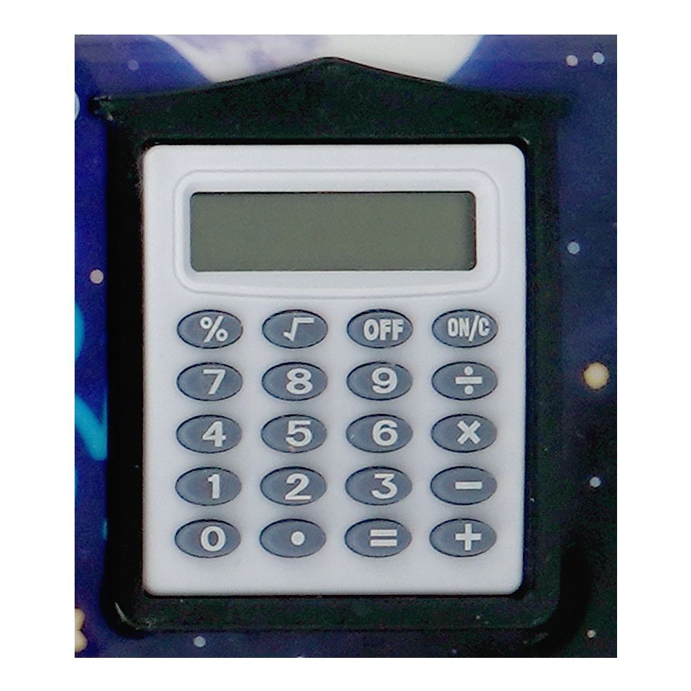 Warq Notes Space Man Pencil Box With Calculator, Black, XPM-5597-2 - Image 3