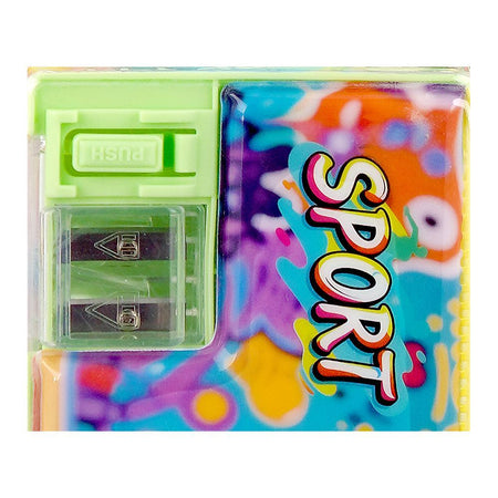 Warq Notes Sport Pencil Box With Calculator, Green, XPM-5597-5 - Image 2