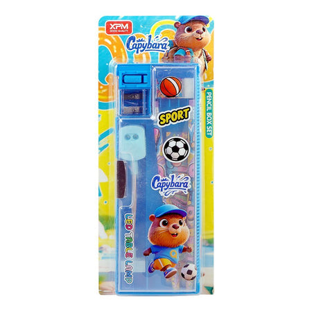 Warq Notes Happy Day Pencil Box 6-In-1 Pencil Box, Blue, XPM-5598-1 - Main Image