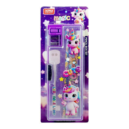 Warq Notes Magic 6-In-1 Pencil Box, Purple, XPM-5598-7 - Main Image