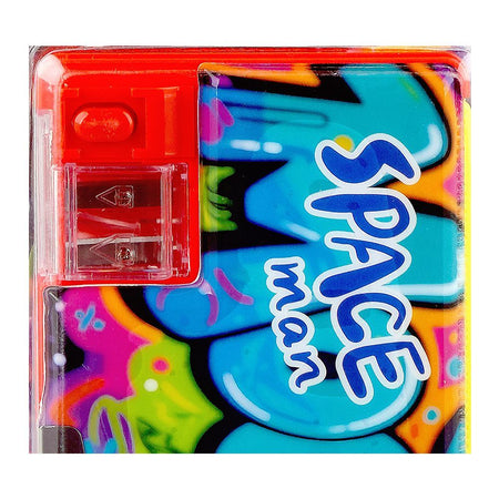 Warq Notes Space Man Pencil Box, Red, XPM-5596-2 - Image 2