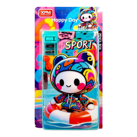 Warq Notes Happy Day Sport Pencil Box, Green, XPM-5592-5 - Main Image