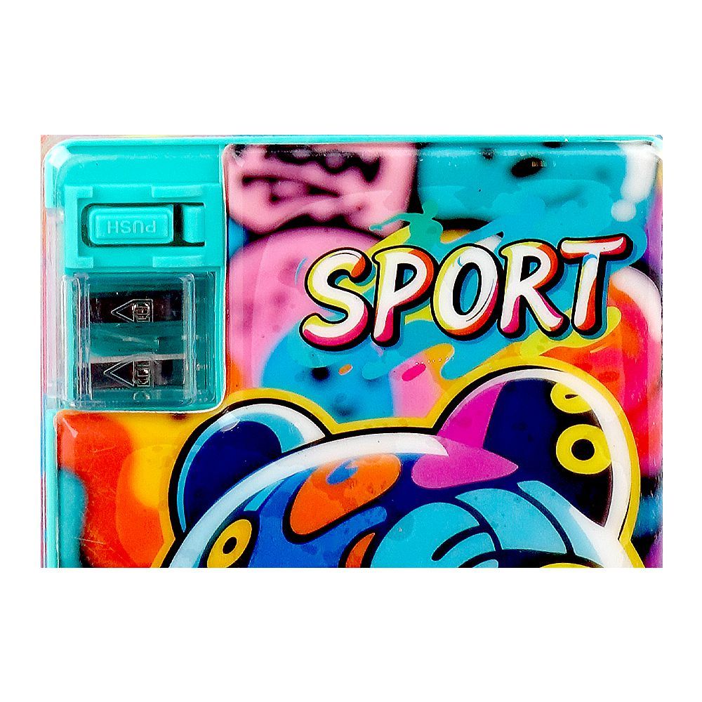 Warq Notes Happy Day Sport Pencil Box, Green, XPM-5592-5 - Image 2