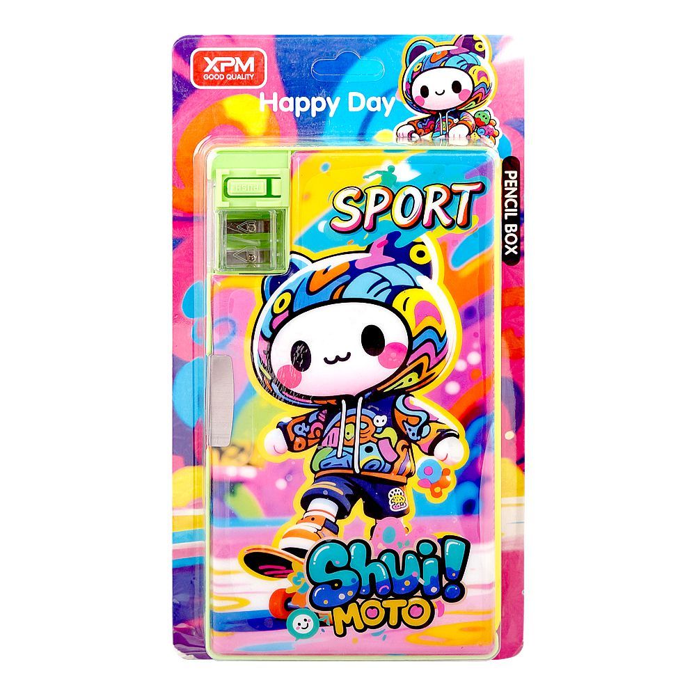 Warq Notes Happy Day Sport Pencil Box, Pear, XPM-5592-5 - Main Image