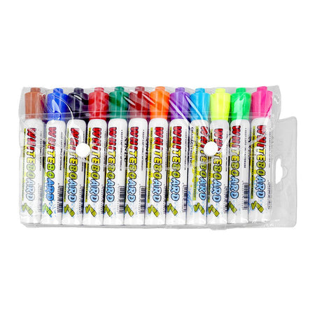 Warq Notes White Board Markers, XL-508B, 12-Pack - Main Image