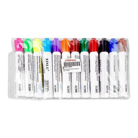 Warq Notes White Board Markers, XL-508B, 12-Pack - Image 2