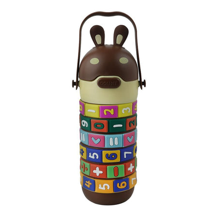 Warq Notes Intelligence Straw Water Bottle, Brown, 520ml - Main Image