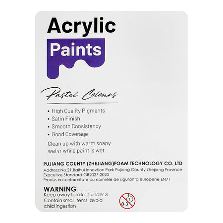 Warq Notes Paintyou Acrylic Paints, 12ml X 24 Colors PT2502-24 - Image 4