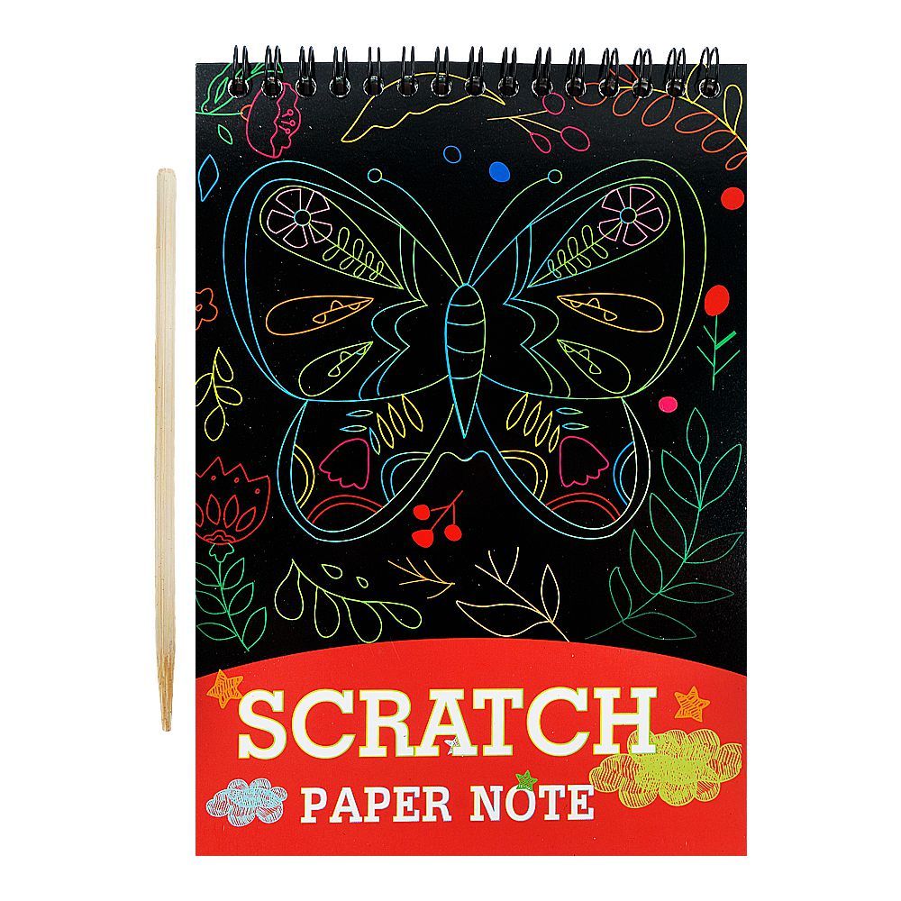 Warq Notes Magic Scratch Pad, Medium, Assorted, ZGB-01 - Main Image