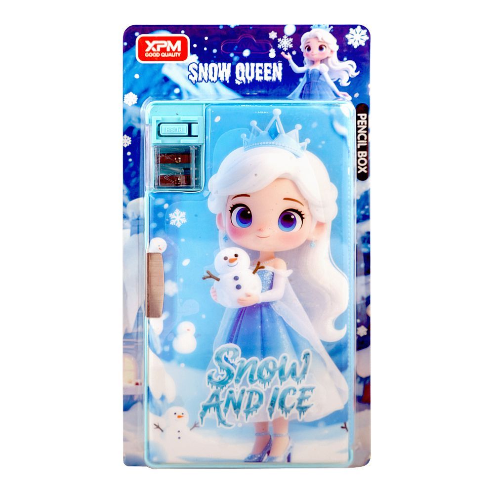Warq Notes Snow Queen Pencil Box, Blue, XPM-5592-8 - Main Image