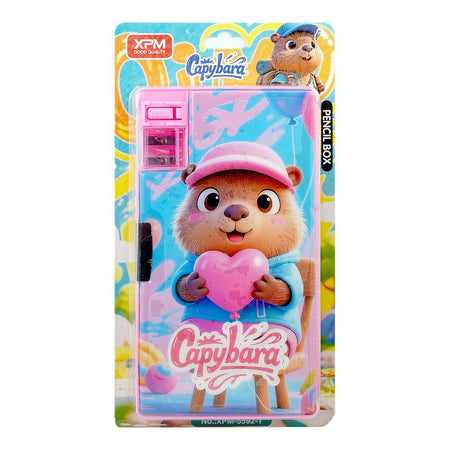 Warq Notes Copybara Pencil Box, Pink, XPM-5592-1 - Main Image