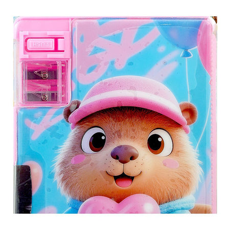 Warq Notes Copybara Pencil Box, Pink, XPM-5592-1 - Image 2