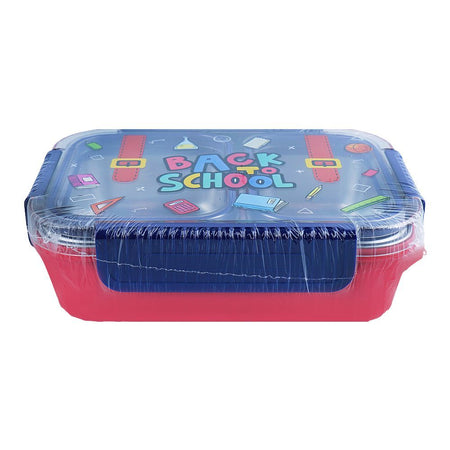 Warq Notes Back To School Stainless Steel Lunch Box, Assorted Color, 6724 - Image 2