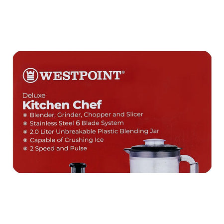 West Point Deluxe Kitchen Chef, 900W, 2 Liters, WF-393 - Image 4
