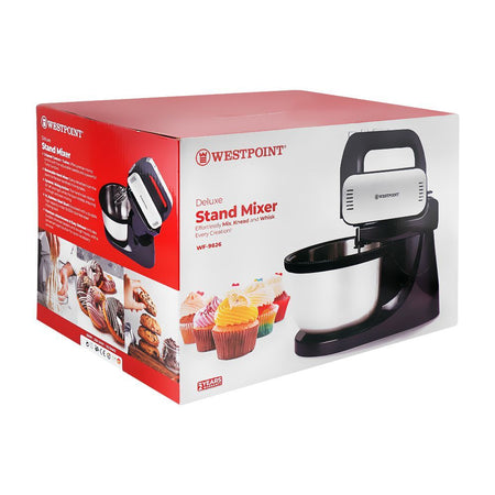 West Point Deluxe Stand Mixer, 500W, 220-240V, 4 Liters Steel Bowl, WF-9826 - Image 2
